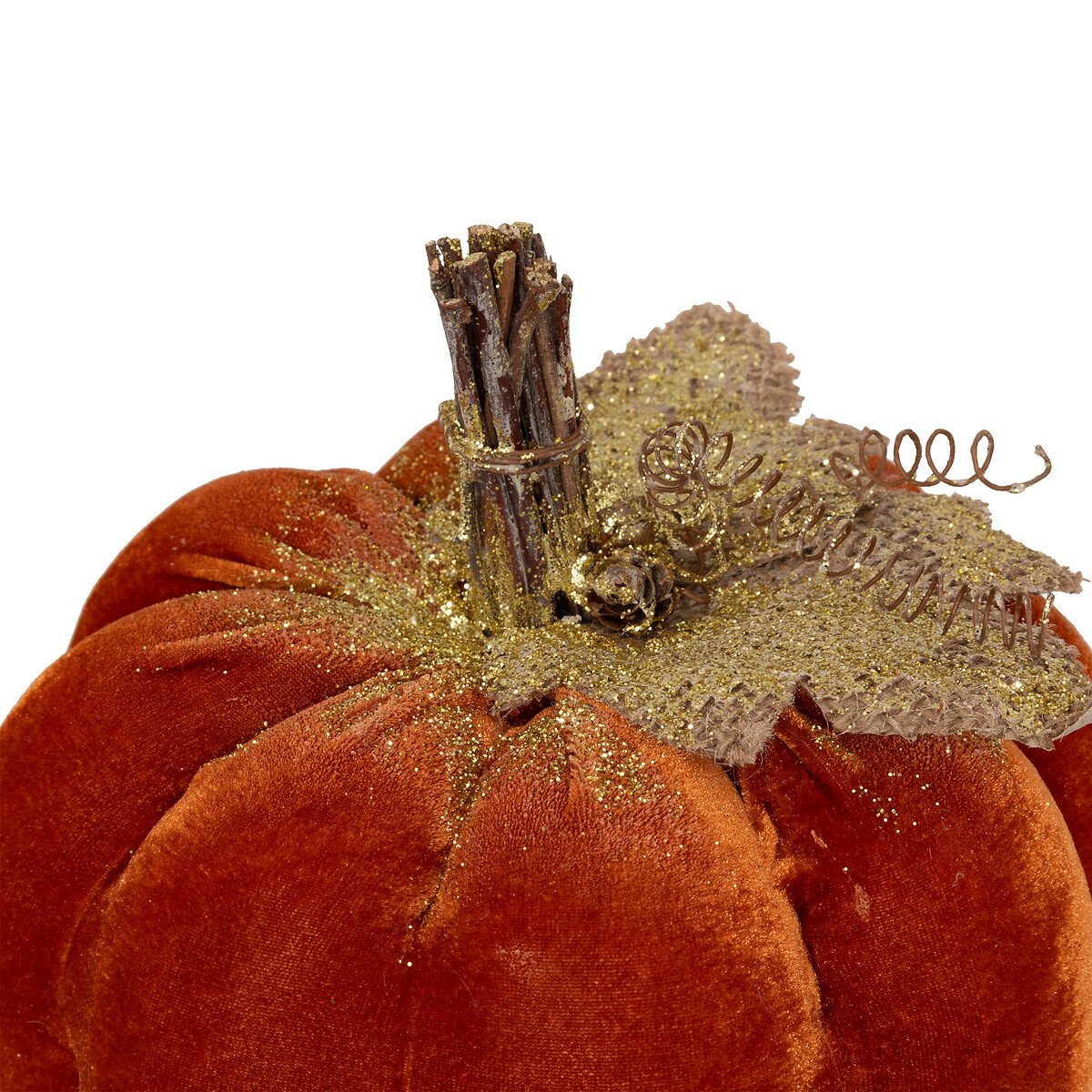 Figura de abóbora de veludo 19cm