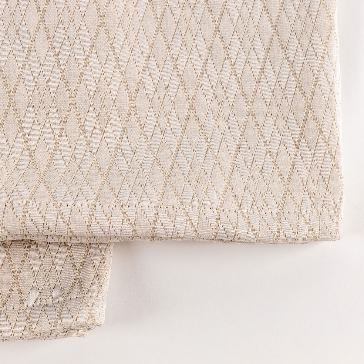 Colcha Losangos Branca 240x260cm