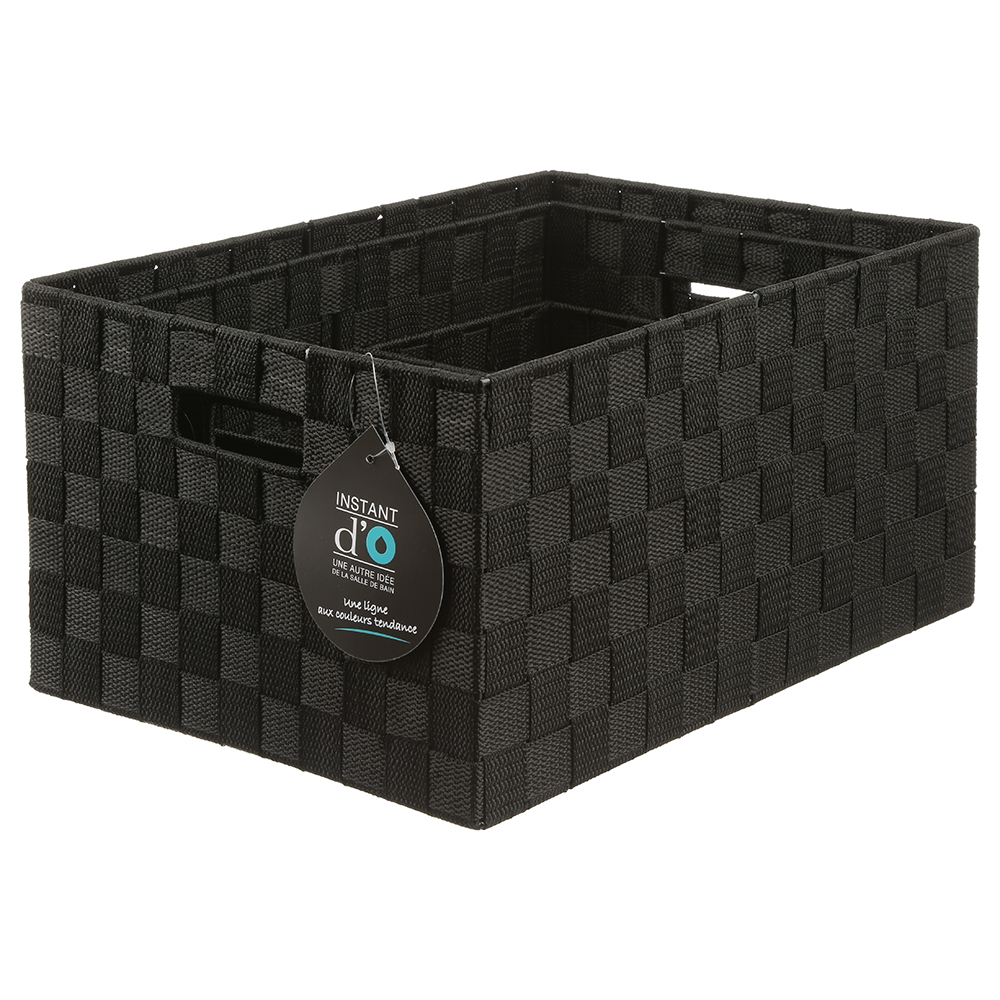 Cesto preto 15x20cm