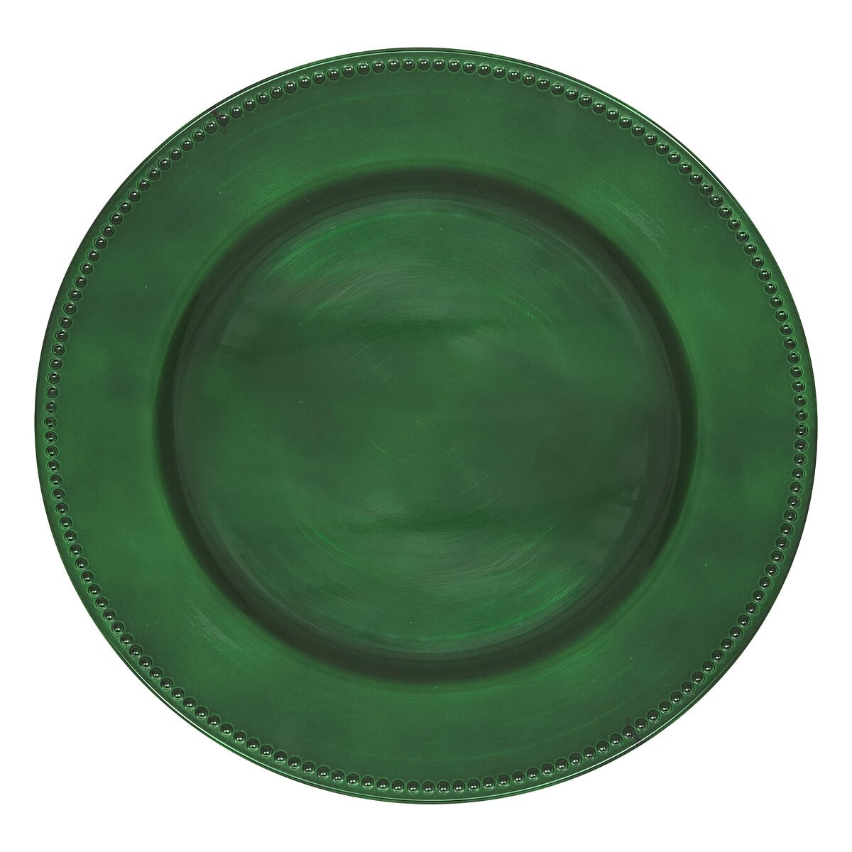 Prato marcador decorativo verde 33cm