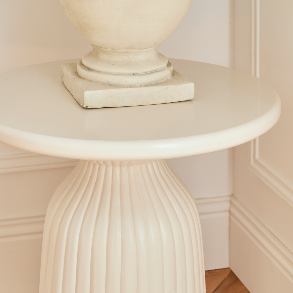 Mesa de apoio MUDAN marfim 55cm