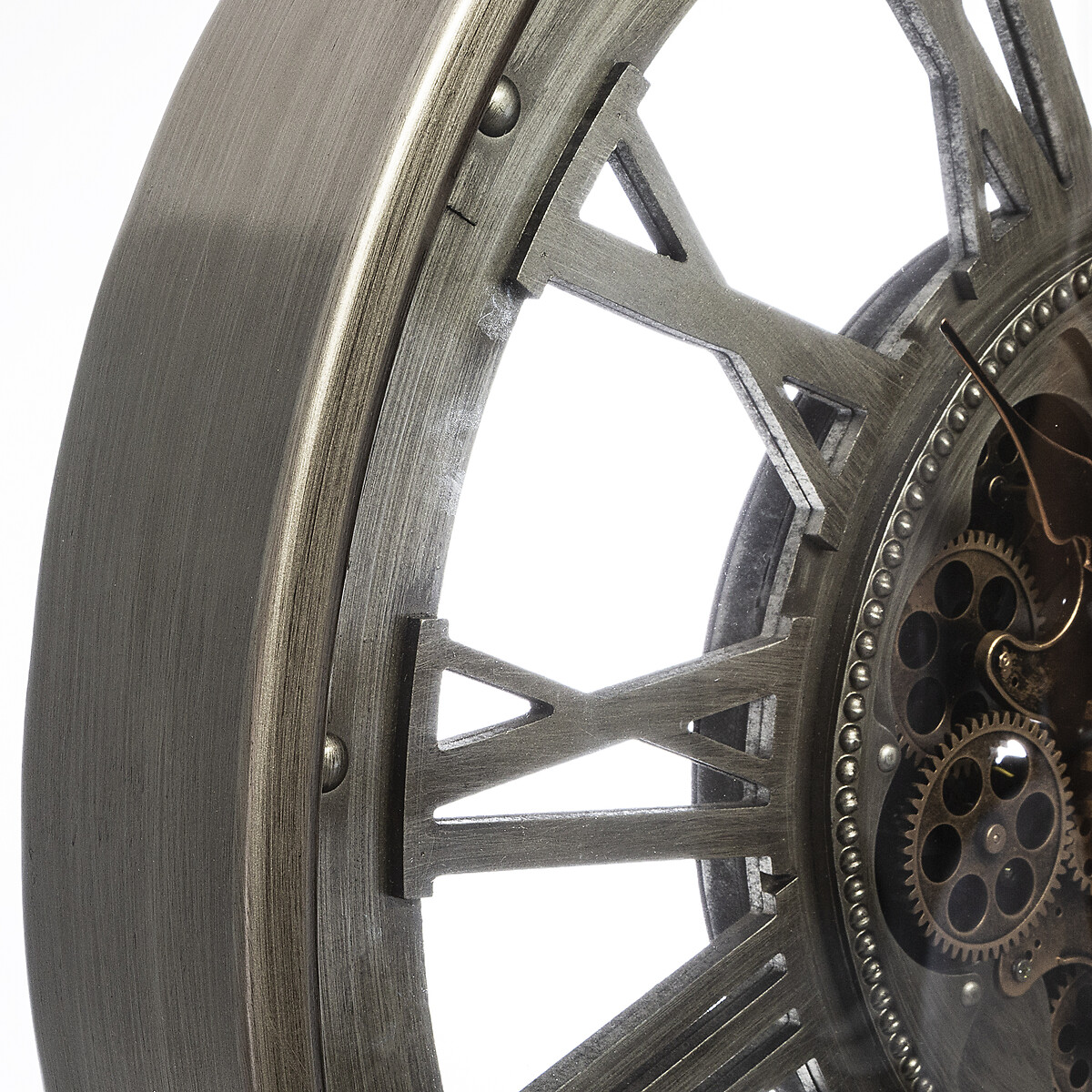 Rel&oacute;gio de parede GABY cinza 80cm