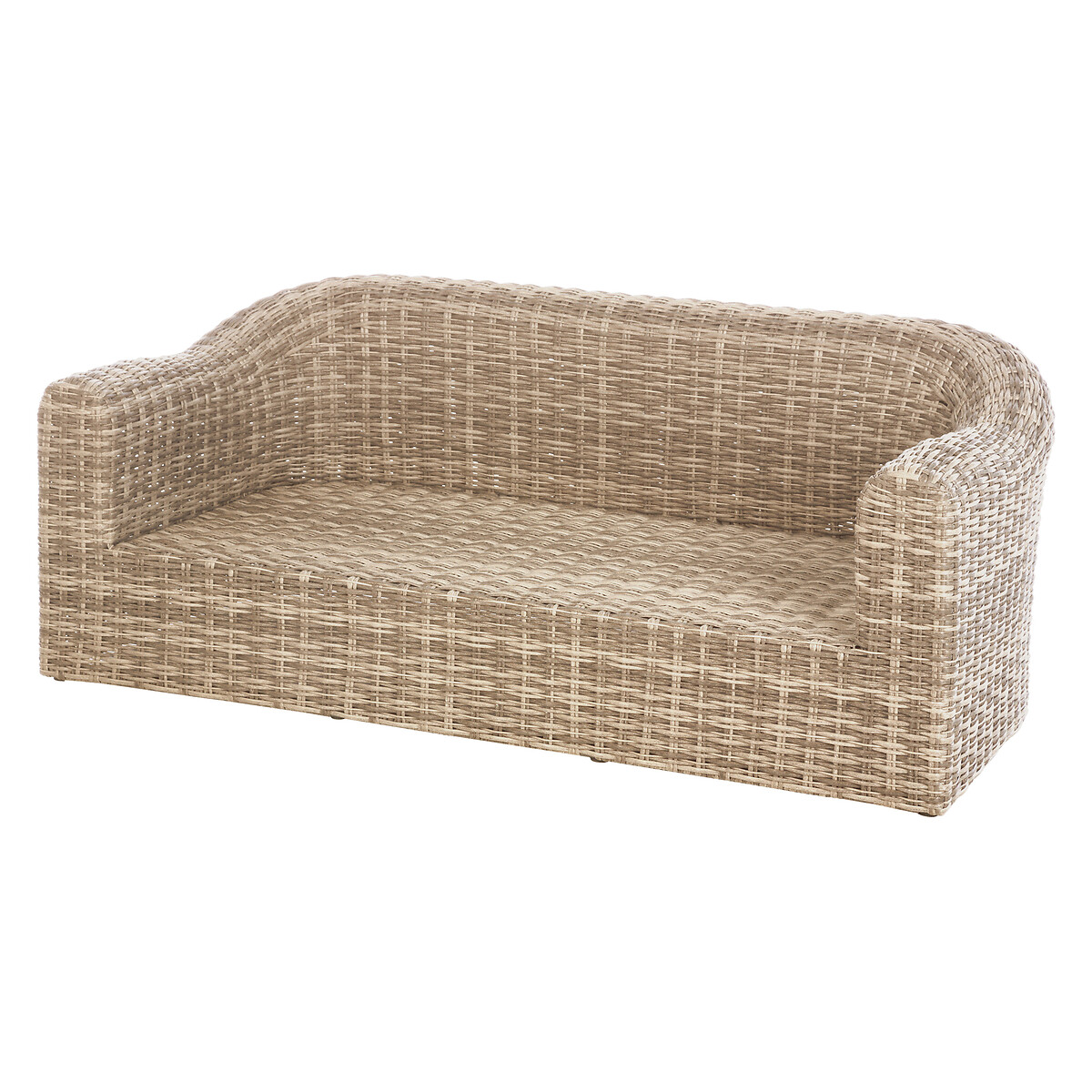 Sofá MOORÉA savana em rattan sintético 3 lugares