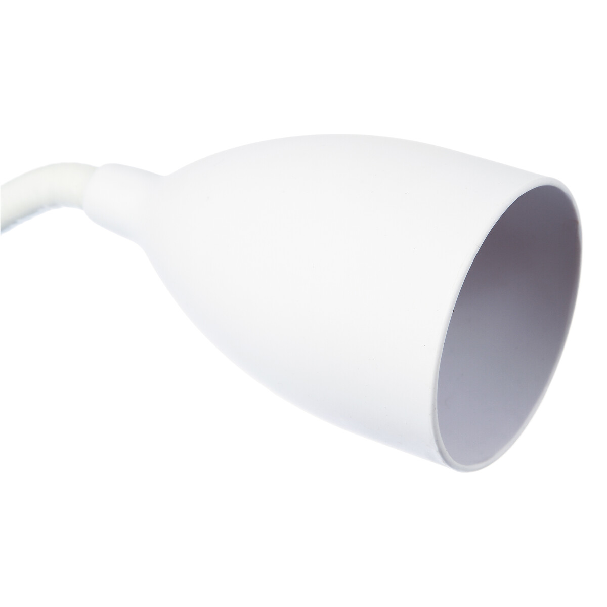 Candeeiro de mesa SILY branco em silicone com pin&ccedil;a