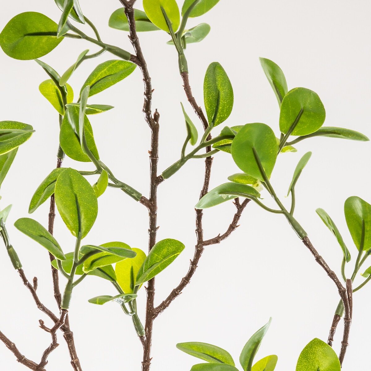 Haste verde de folha pequena artificial 104cm