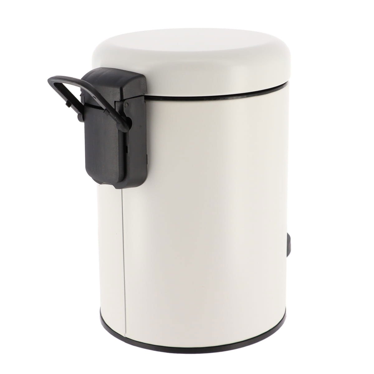 Balde wc branco mate SOFT close em metal 3l