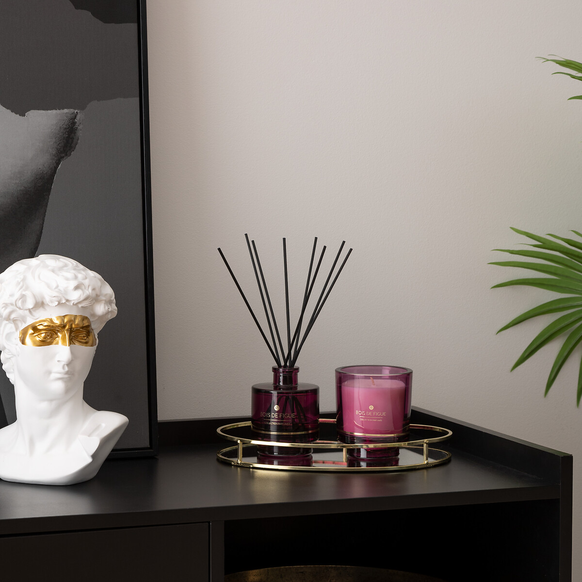 Vela Madeira Figueira Em Copo De Vidro Ilae 225G