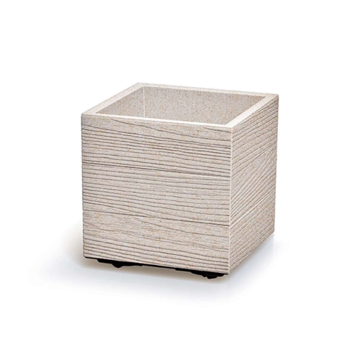 Vaso MADERA branco eco wood 29cm