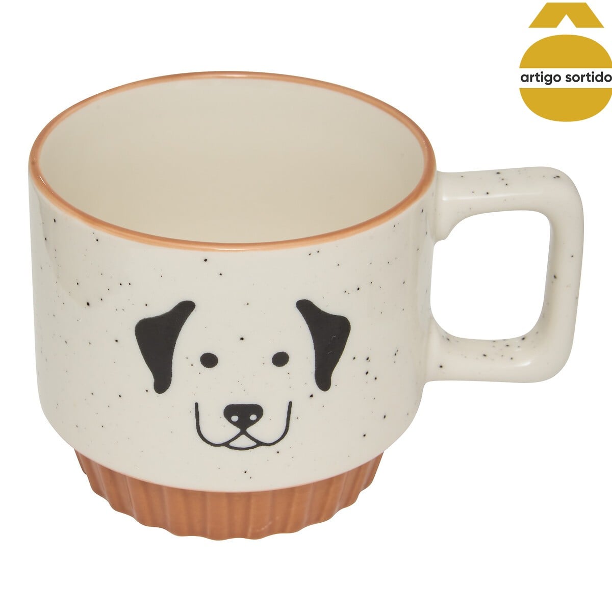 Caneca animal porcelana 30cl