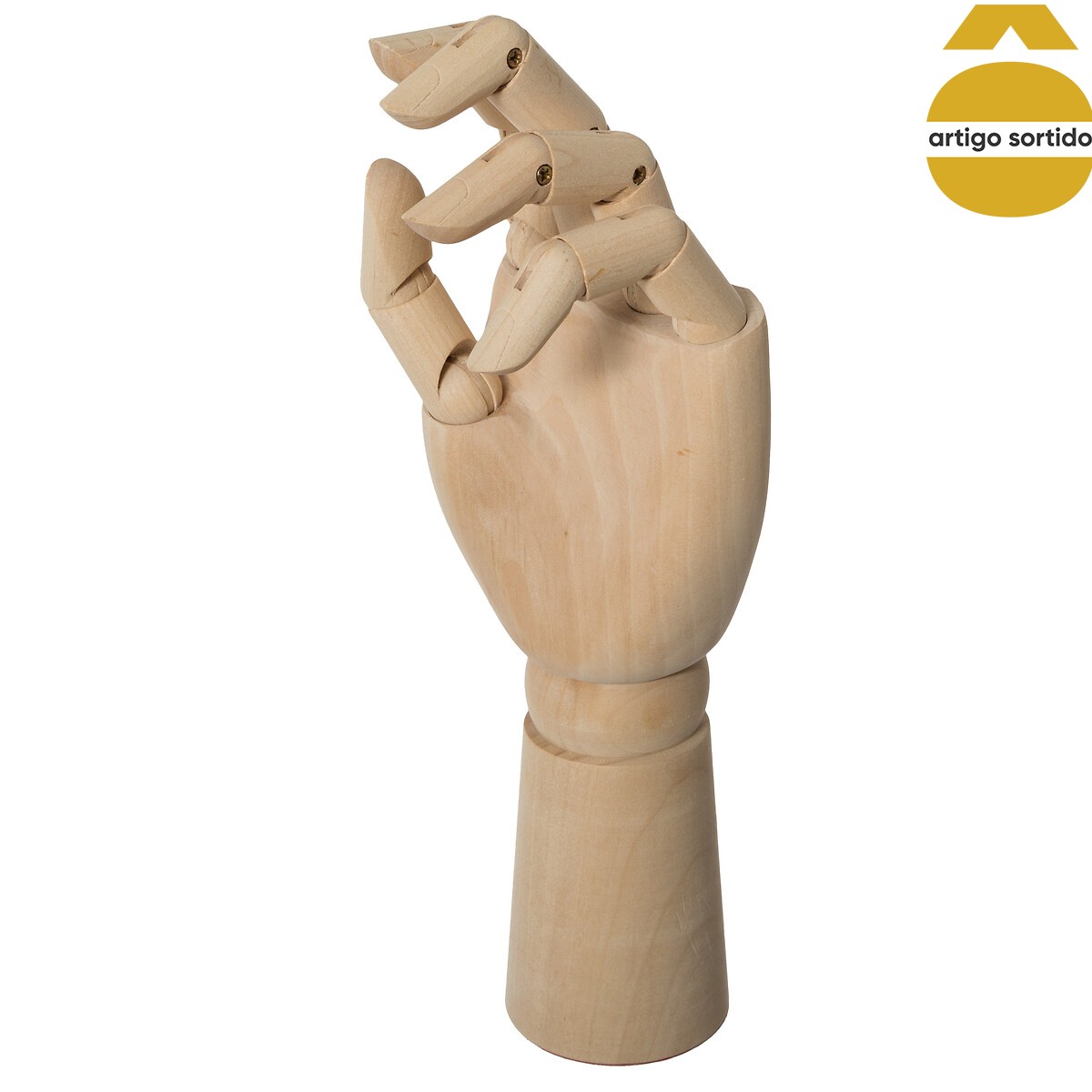 Mão decorativa COLLECT em madeira