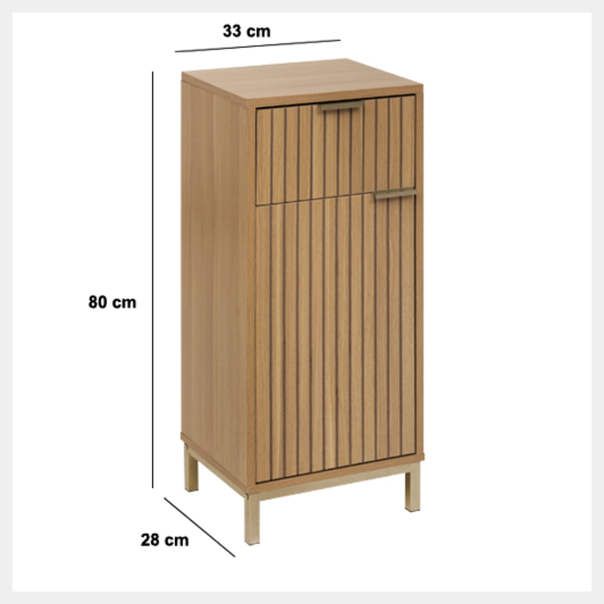 M&oacute;vel wc TASSO bege em mdf