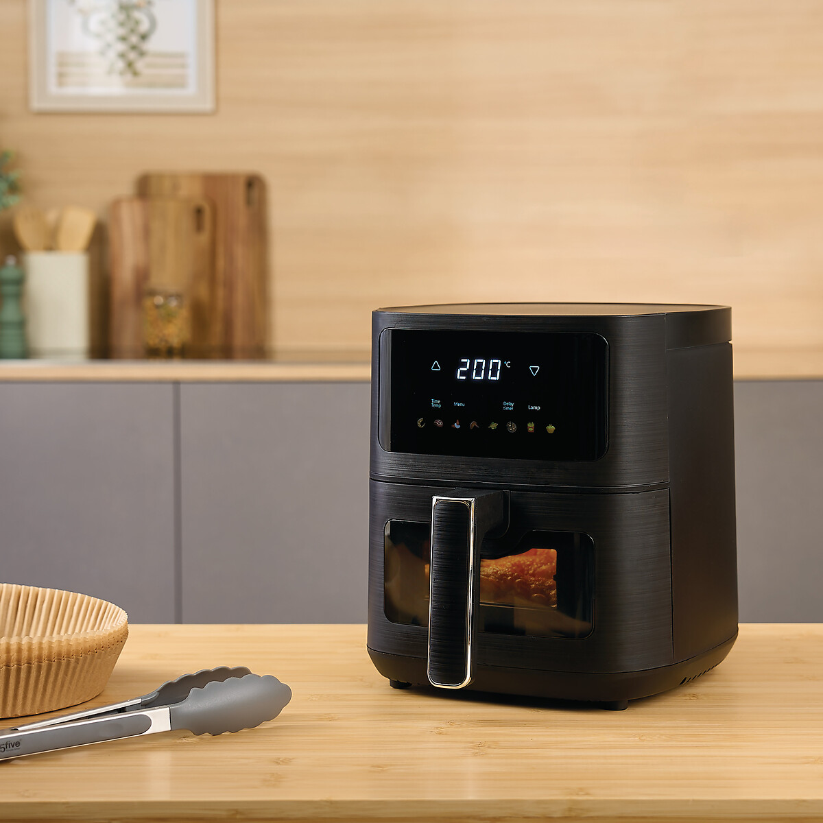 Fritadeira air fryer preto 4,2l