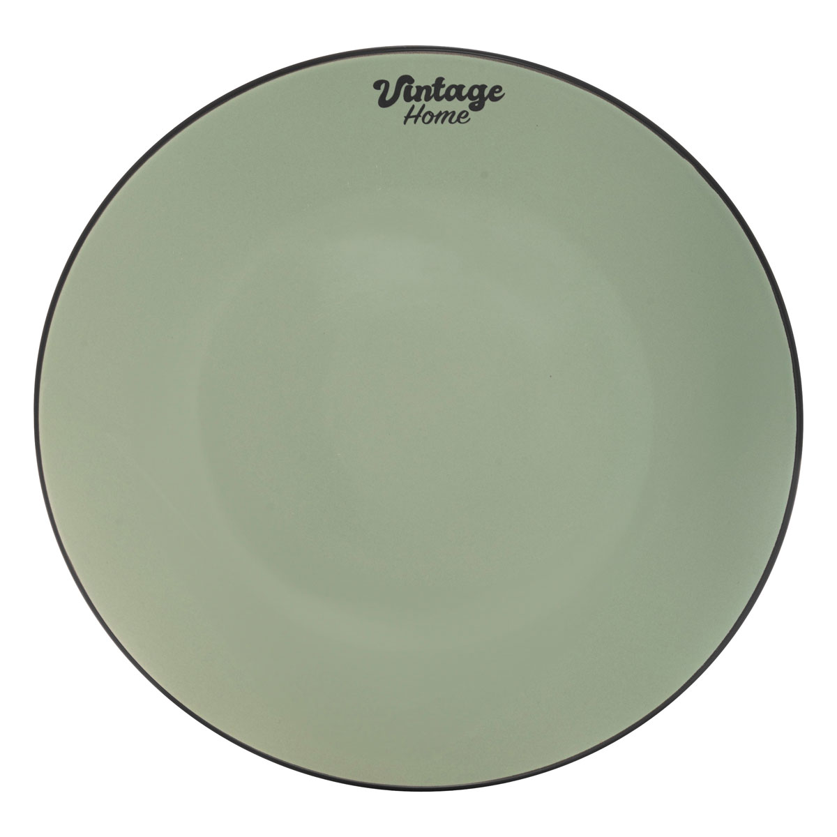Prato raso BE VINTAGE verde 27cm