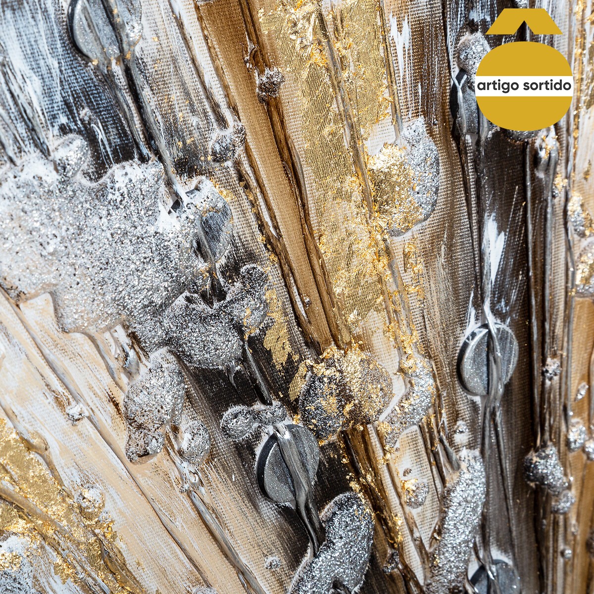 Quadro decorativo sol 50x150cm