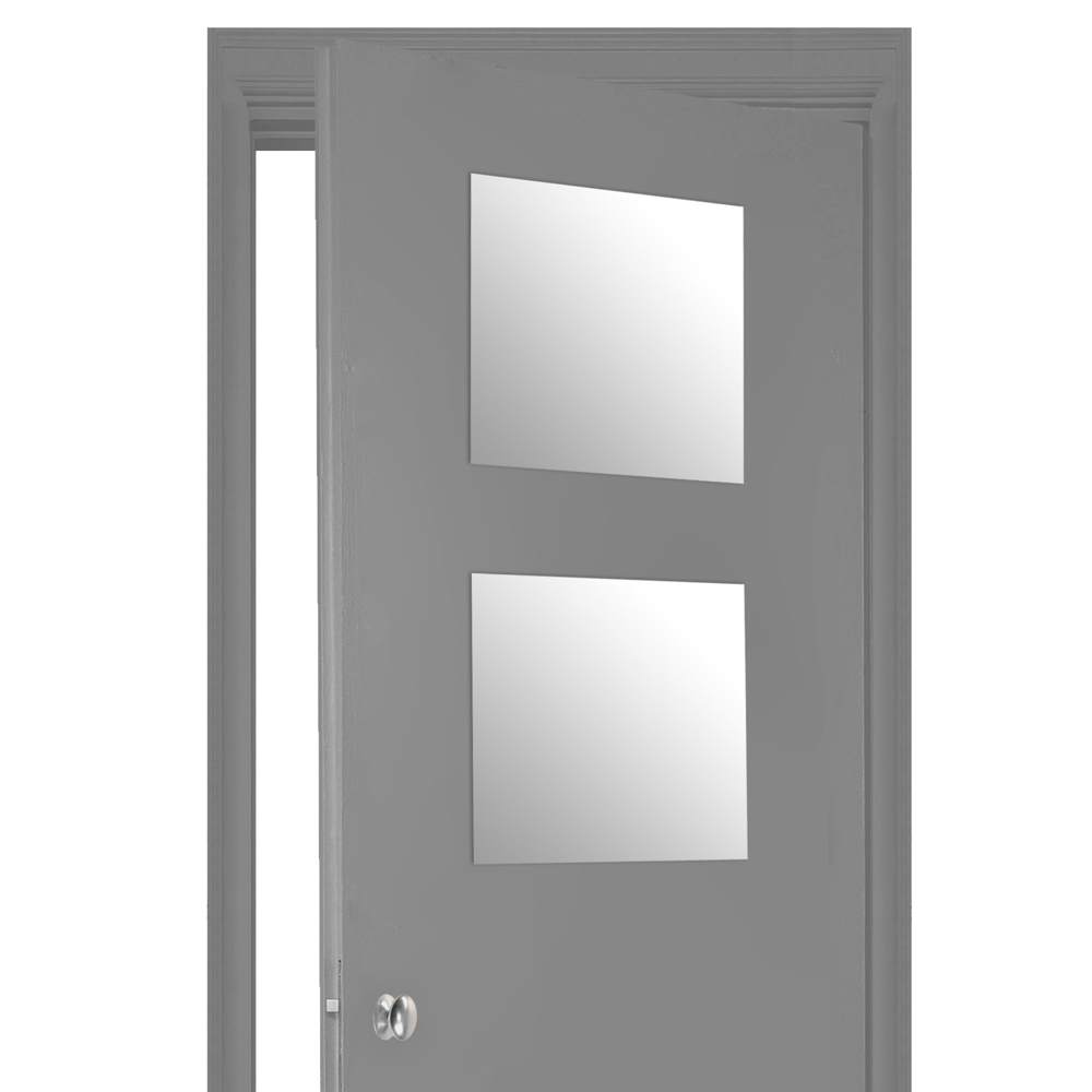 Conjunto de 2 espelhos adesivos quadrados