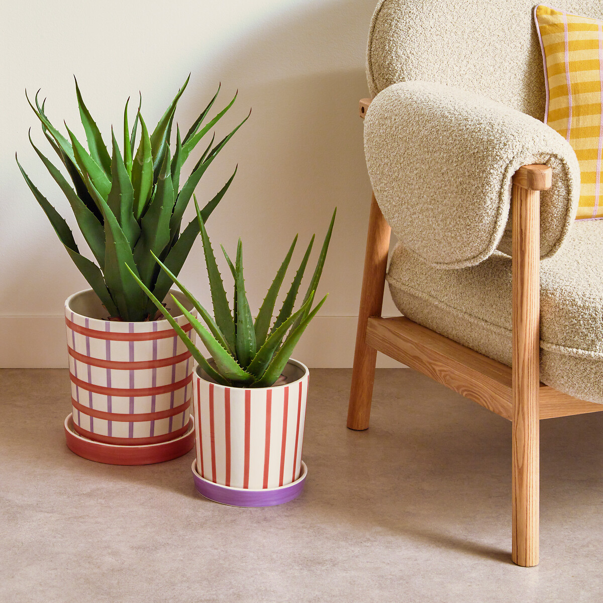 Vaso POOLSIDE em cer&acirc;mica 19cm