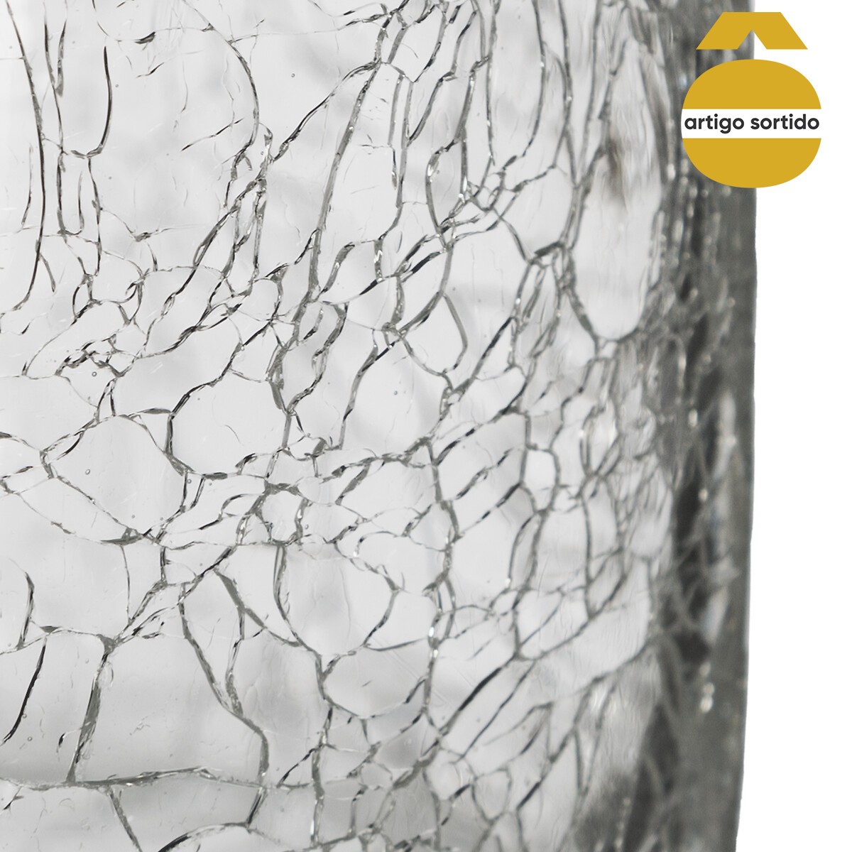 Jarra de vidro CRAQUELE coul 30cm