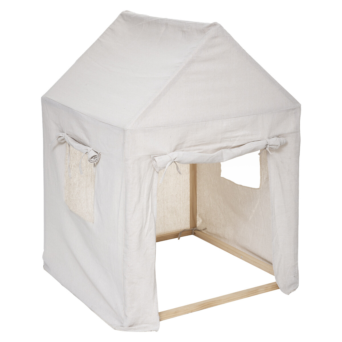 Tenda em forma de casinha bege,  Tenda em forma de casinha bege