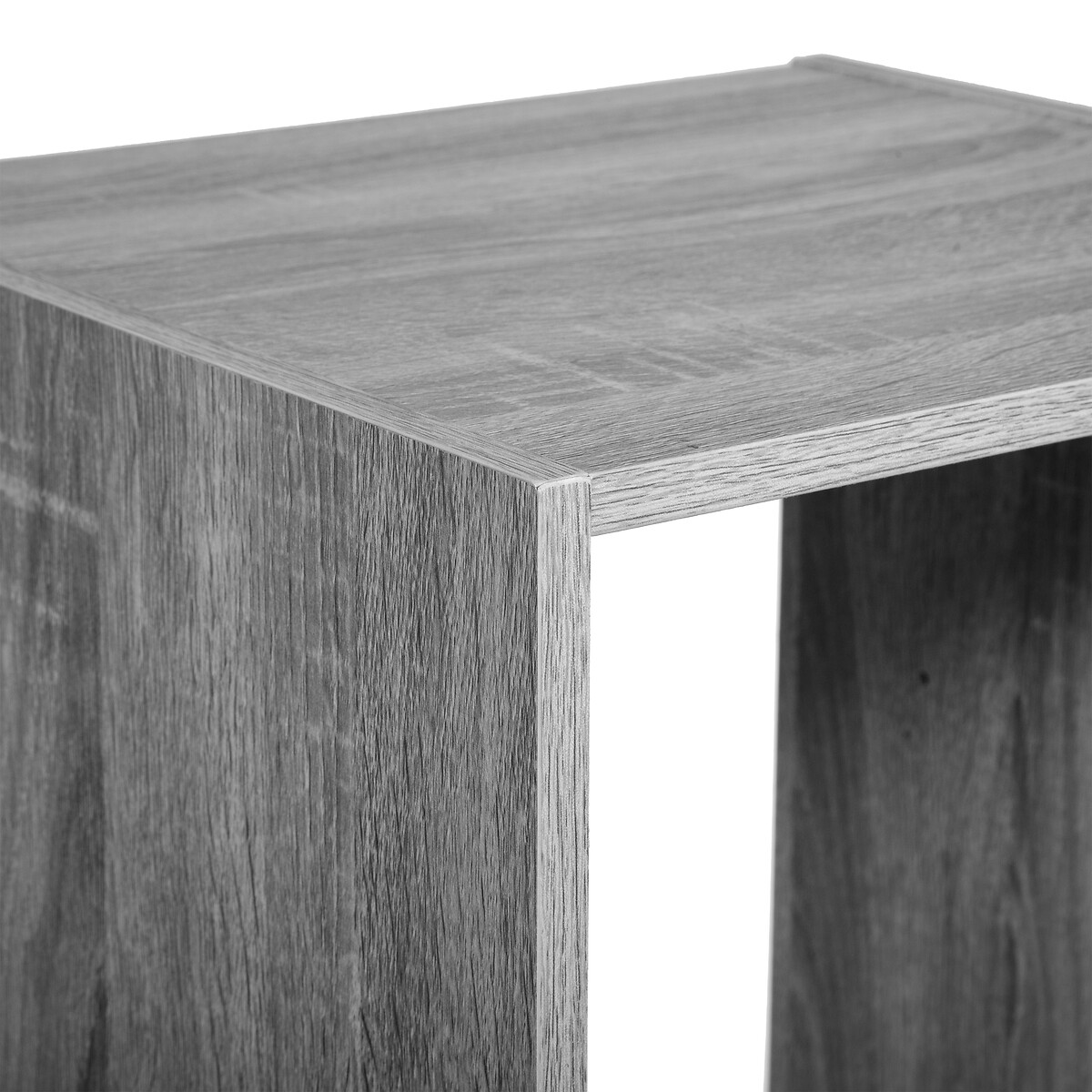 Estante alta com 4 módulos MIX cinza