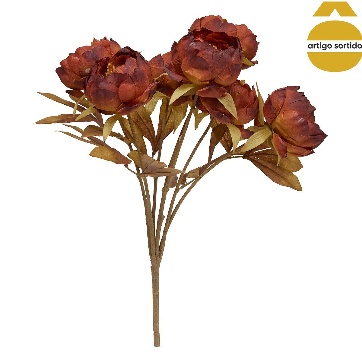 Bouquet com pe&ocirc;nias artificial 53cm