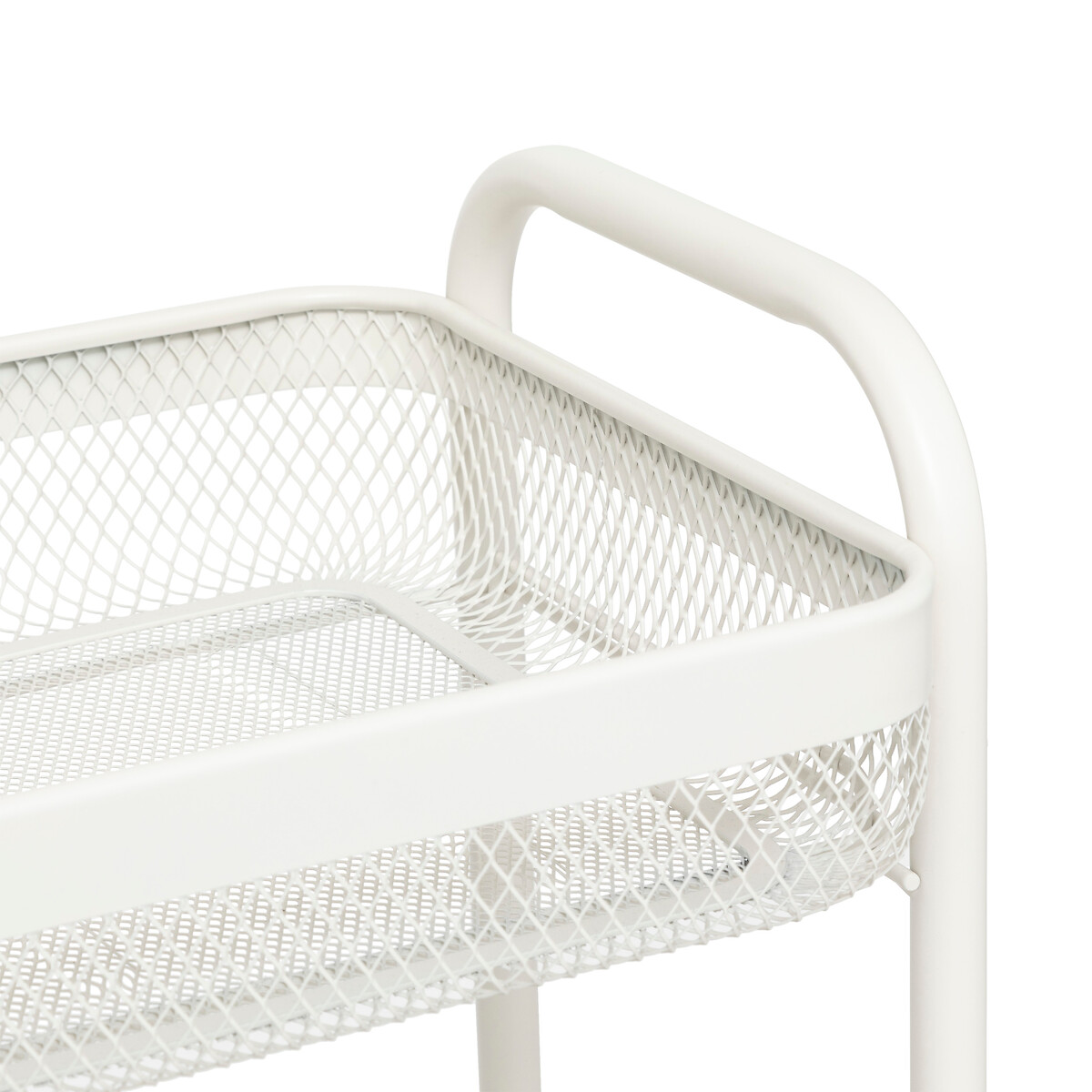 Carro de apoio MAYAJ beje em metal