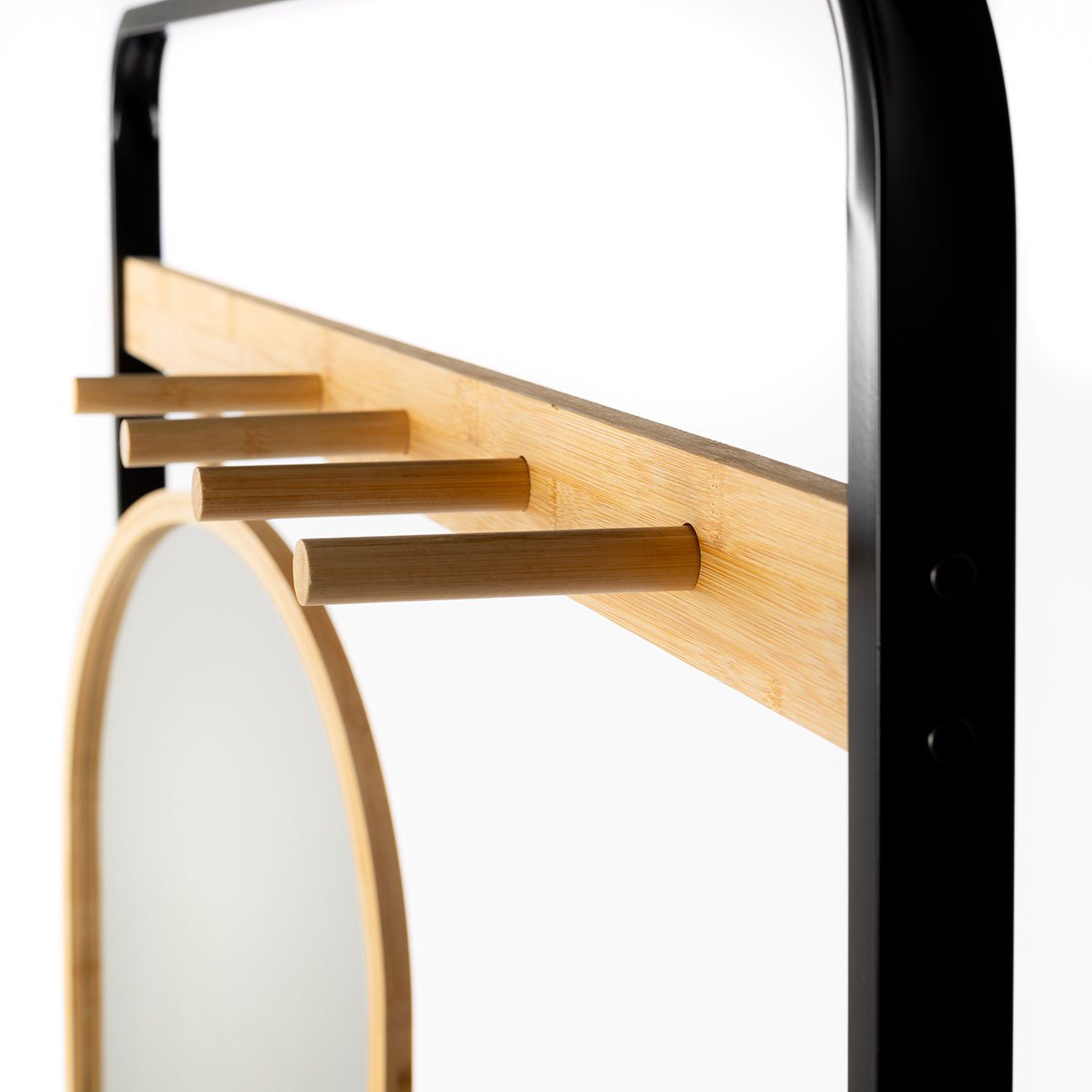 Cabide de entrada com espelho 172cm