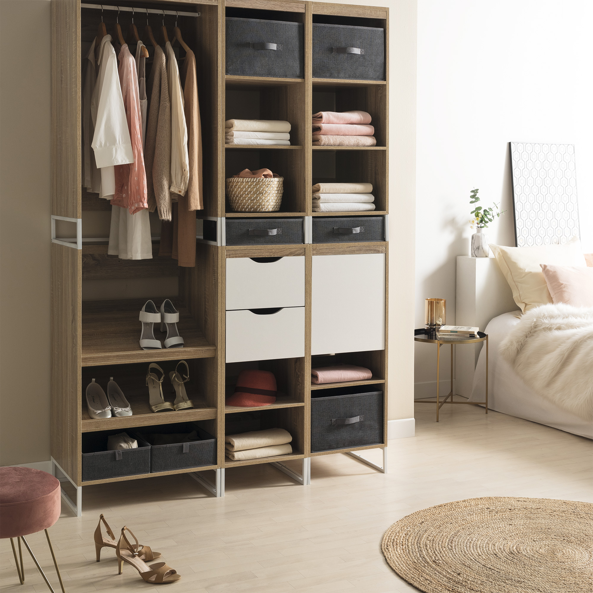 Estante Orso em Madeira 60X50X105CM