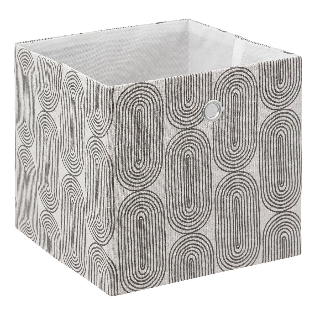 Caixa de arruma&ccedil;&atilde;o com padr&atilde;o 31x31cm