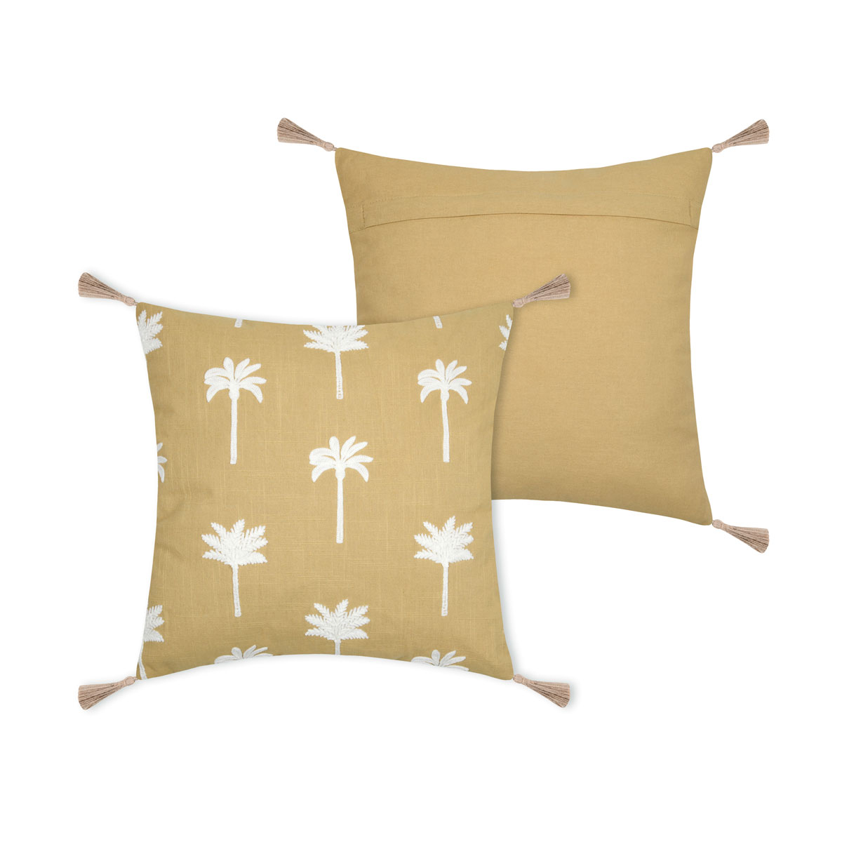 Almofada CASABLANCA amarela 40x40cm