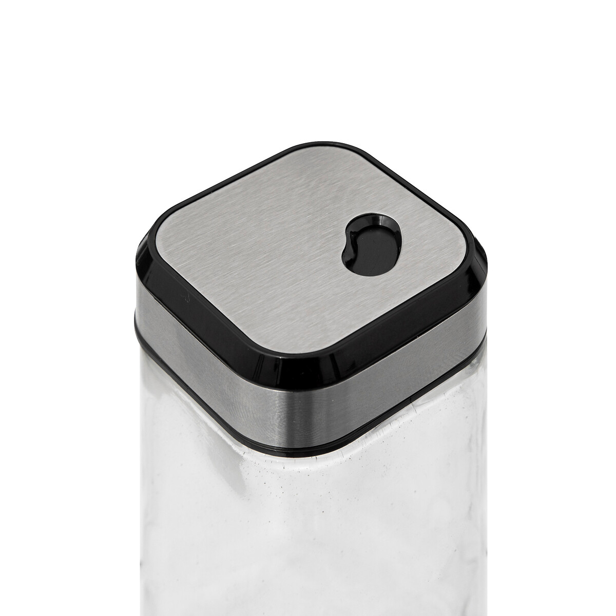 Conjunto de saleiro e pimenteiro em vidro