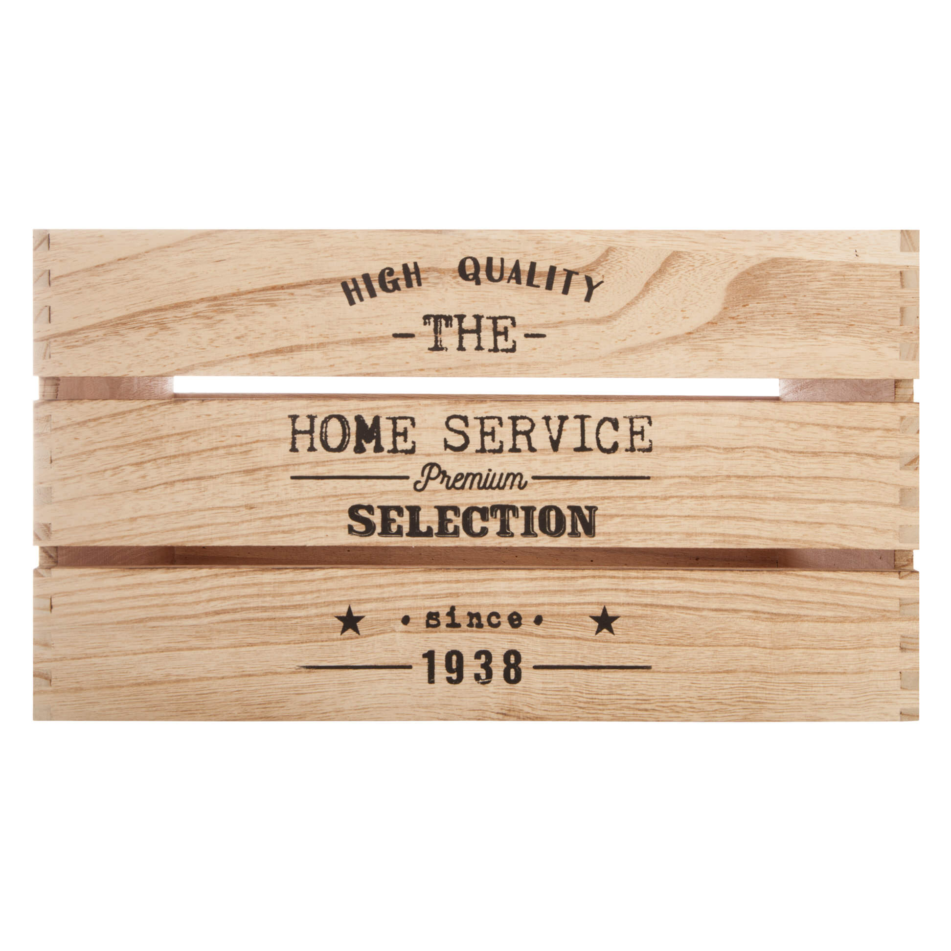 Caixa em madeira FACTORY natural