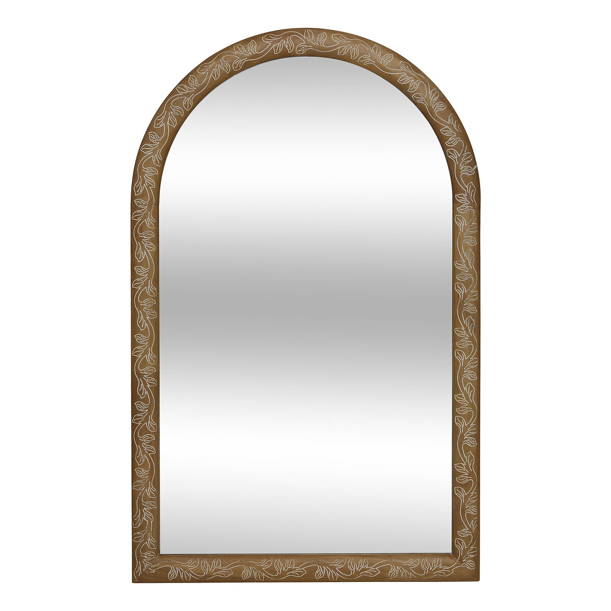 Espelho de parede castanho 118cm