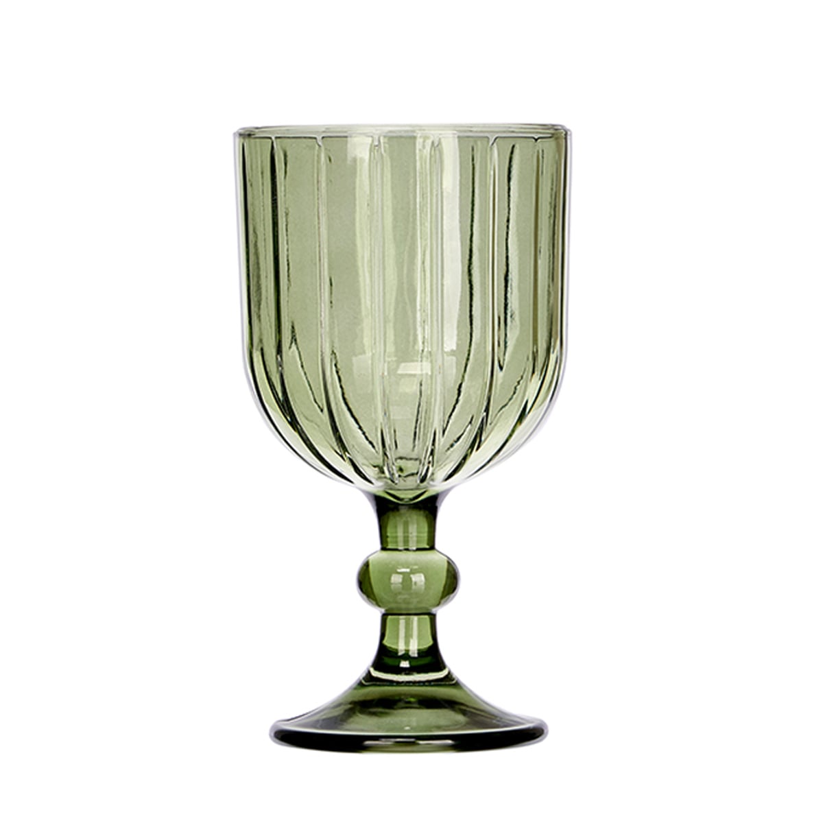 Copo de vinho riscas 380ml em vidro