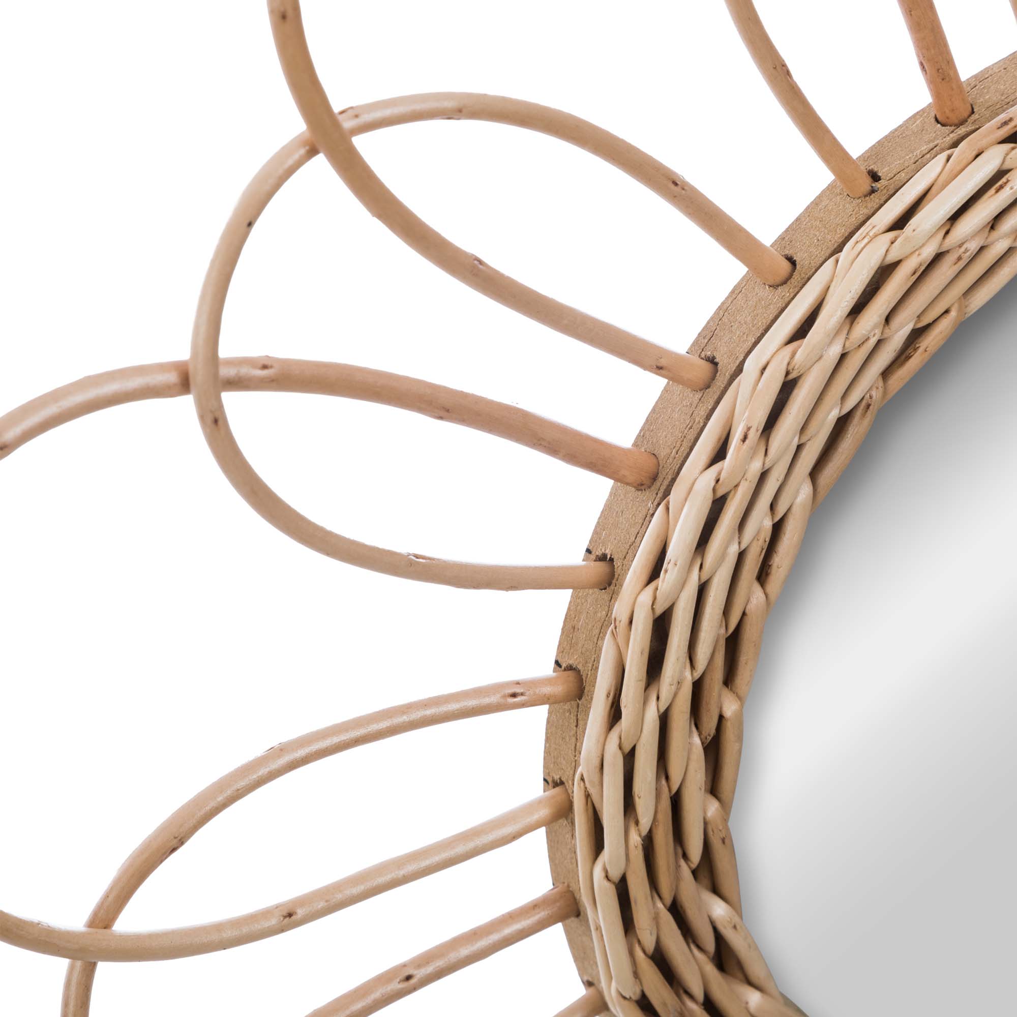 Espelho decorativo flor em mdf