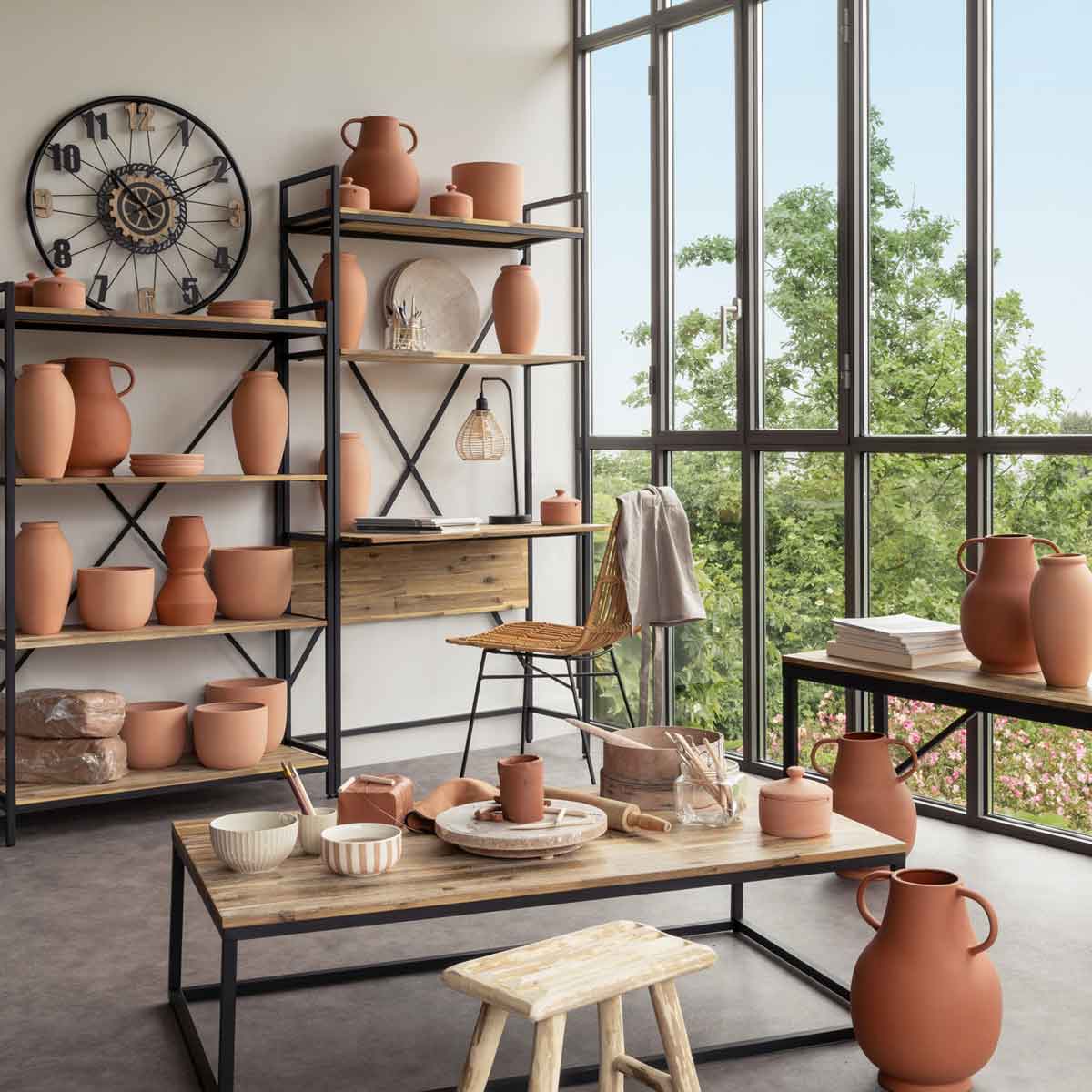 Mesa de centro EDENA em madeira acácia