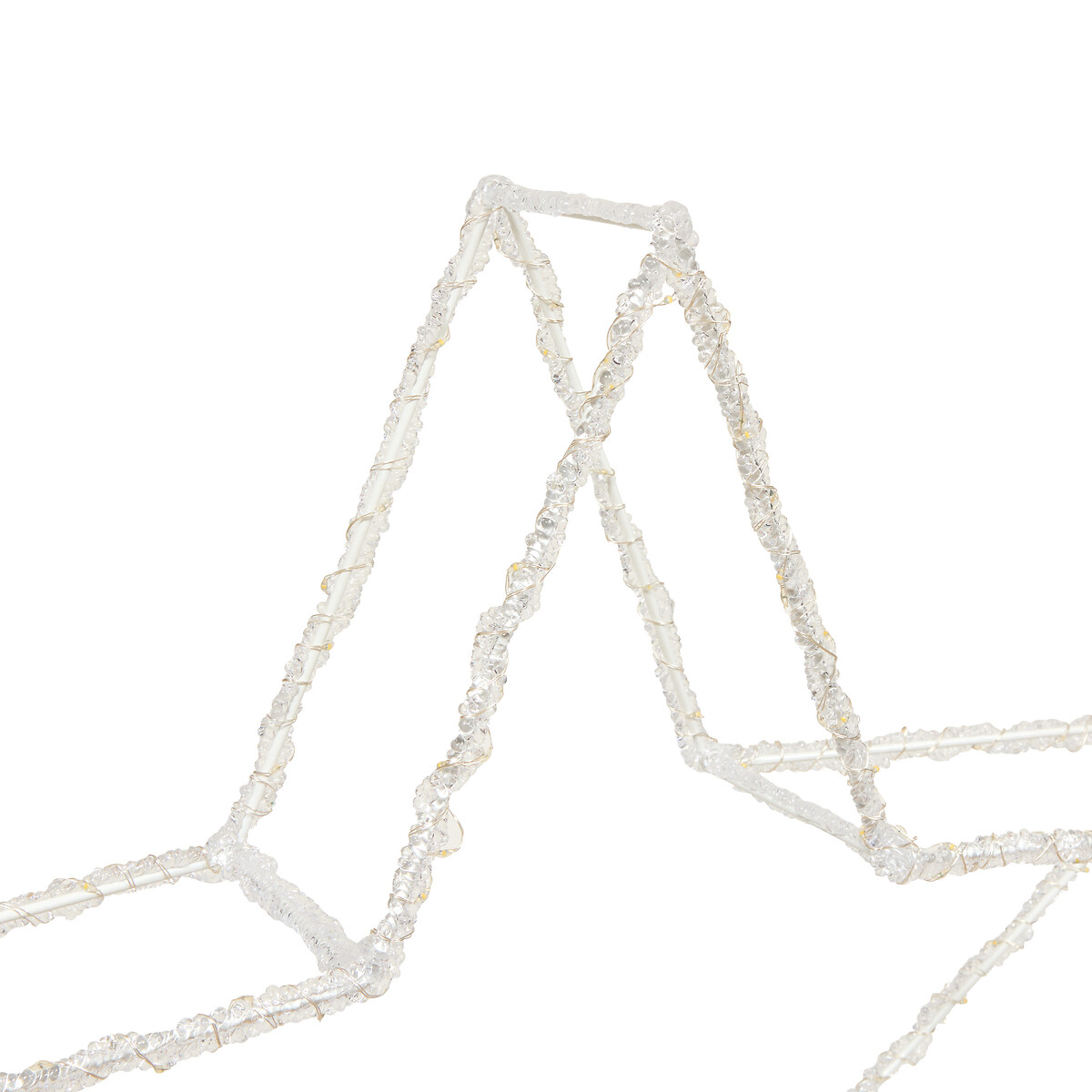 Estrela luminosa com 200 leds branco quente