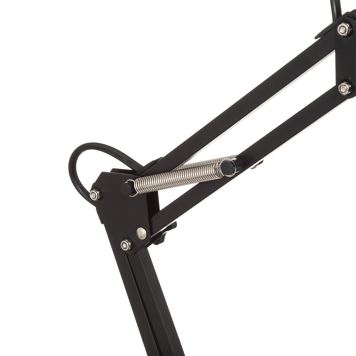 Candeeiro de mesa BREN preto em metal 56cm