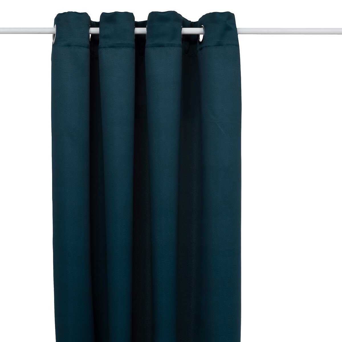 Conjunto de 2 cortinas opacas azul escuro 135x240cm