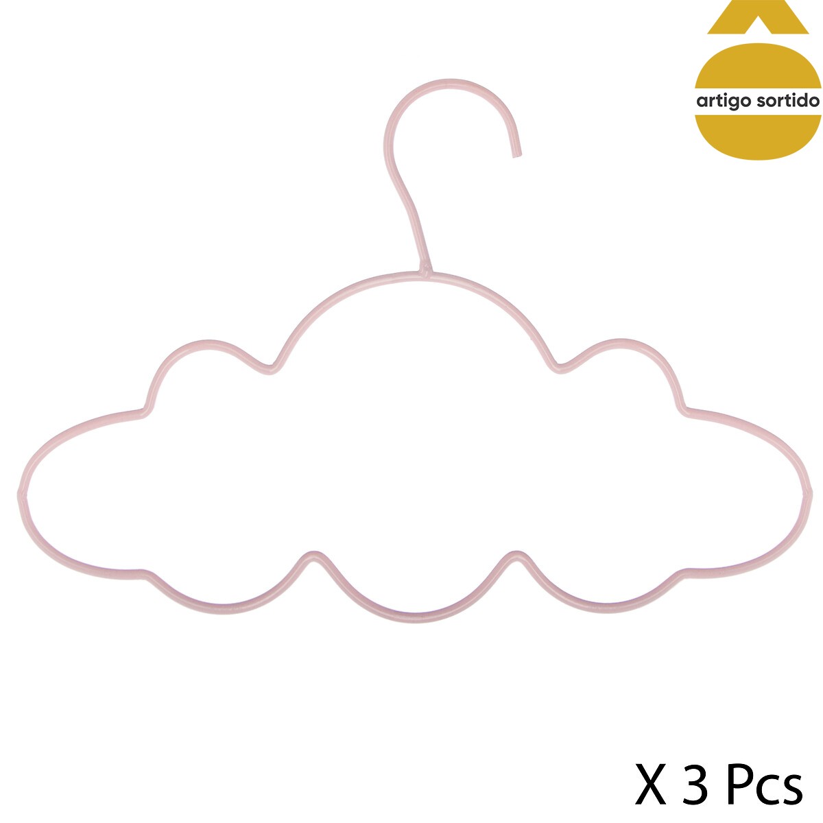 Conjunto de 3 cabides NUVEM