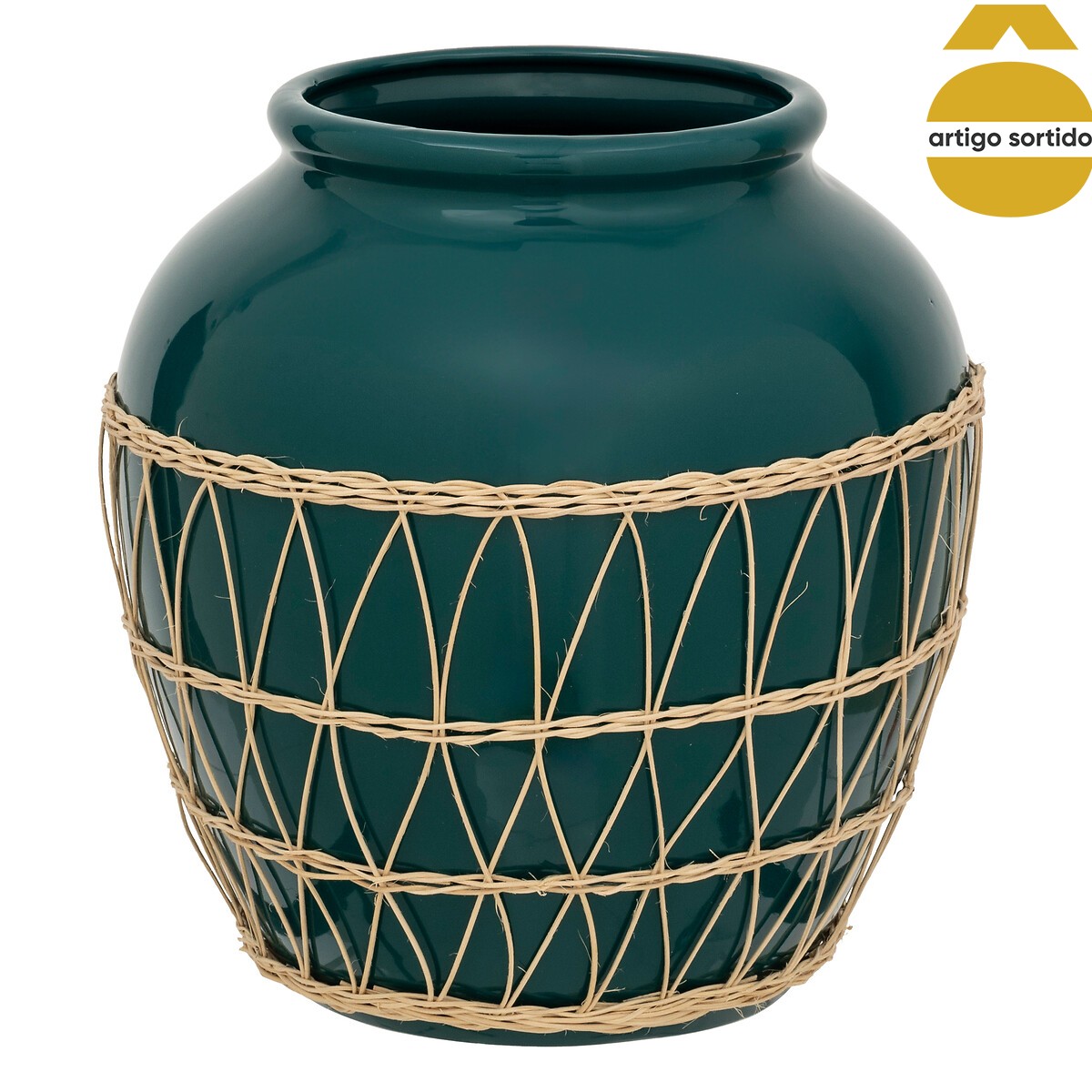 Vaso YUCATAN em cerâmica 33,5cm