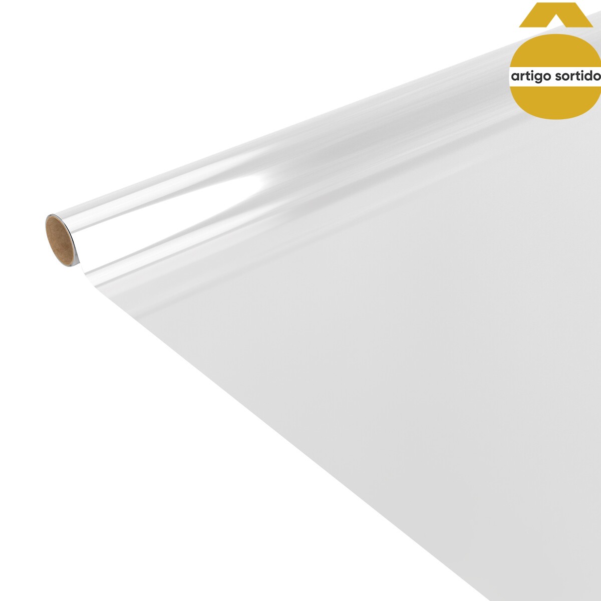 Rolo de papel de embrulho efeito metalizado 200cm