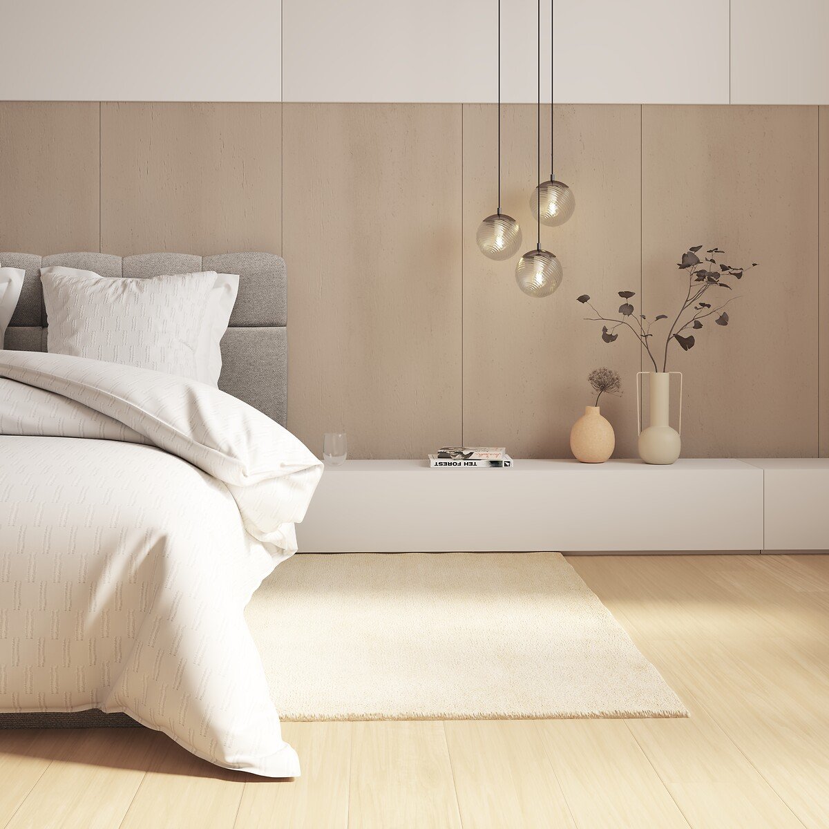 Painel decorativo CARY bege 60x120cm