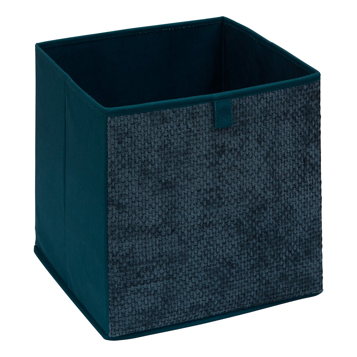 Caixa de arruma&ccedil;&atilde;o azul escuro 31x31cm VELVY