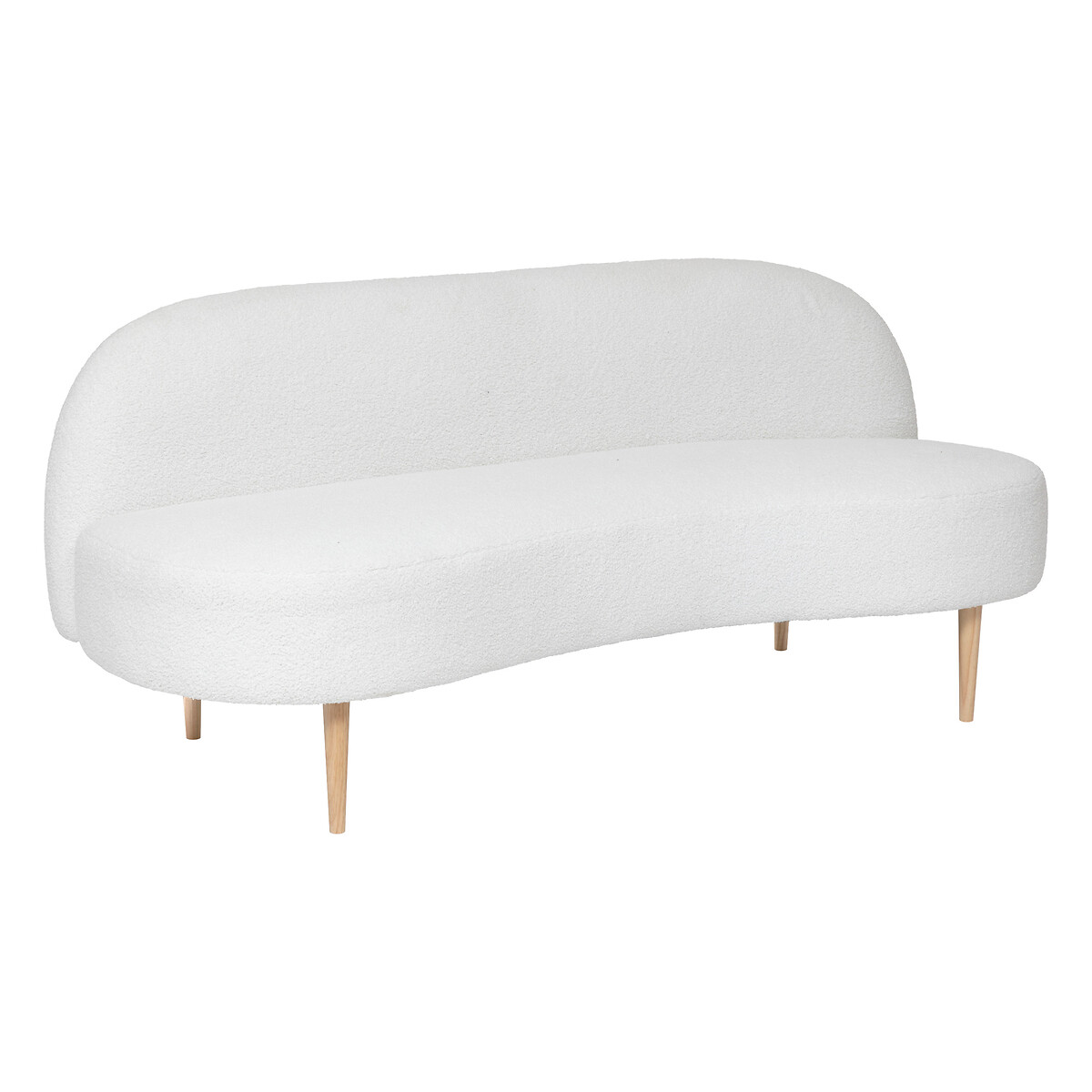 Sof&aacute; INSI branco em tecido 172x75x72cm