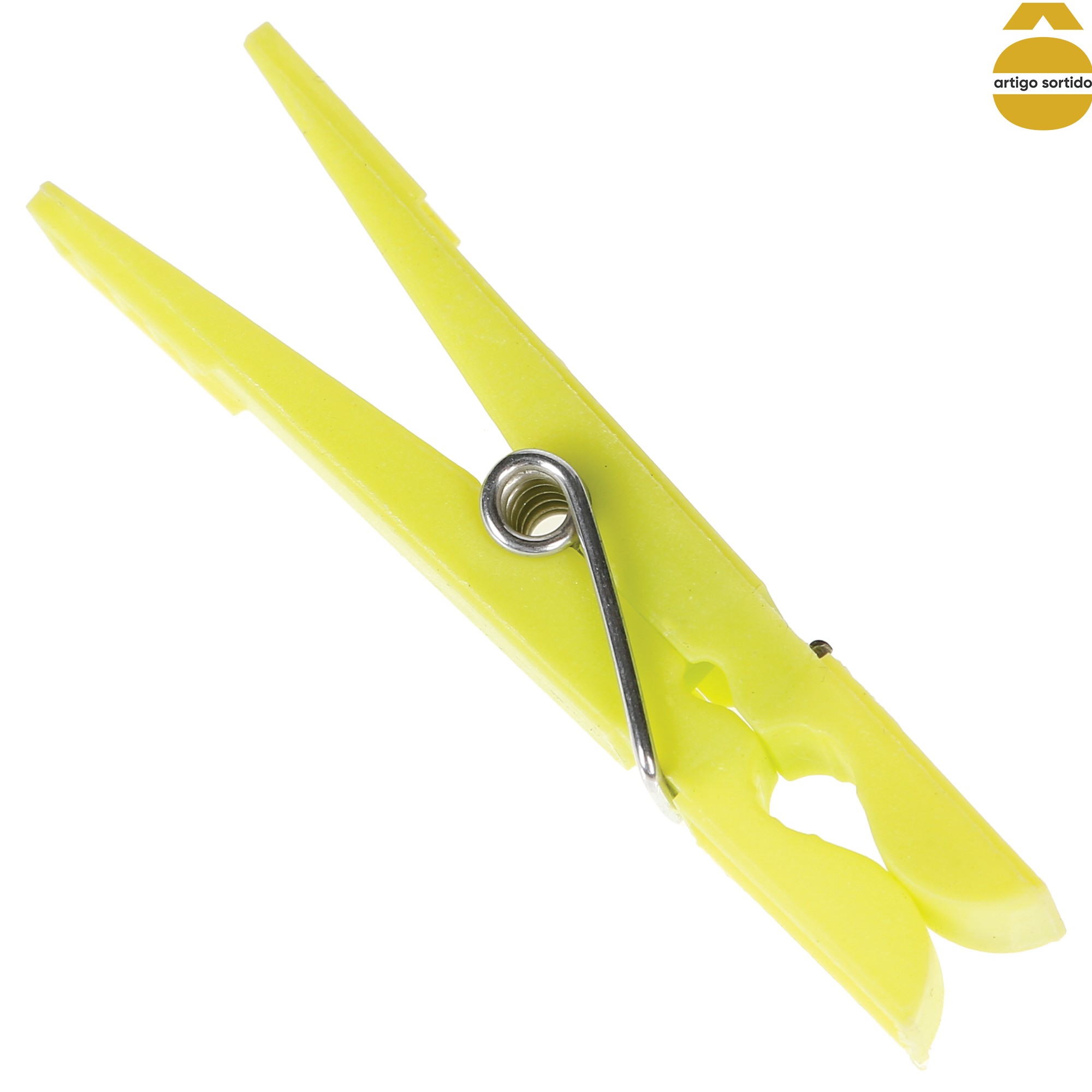 Conjunto de 24 molas em plástico coloridas