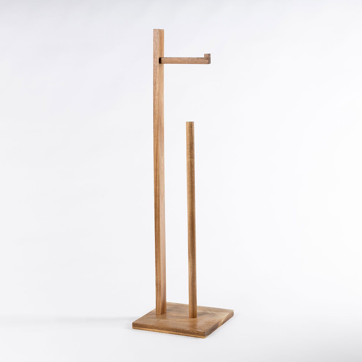 Porta rolos wc em madeira ac&aacute;cia