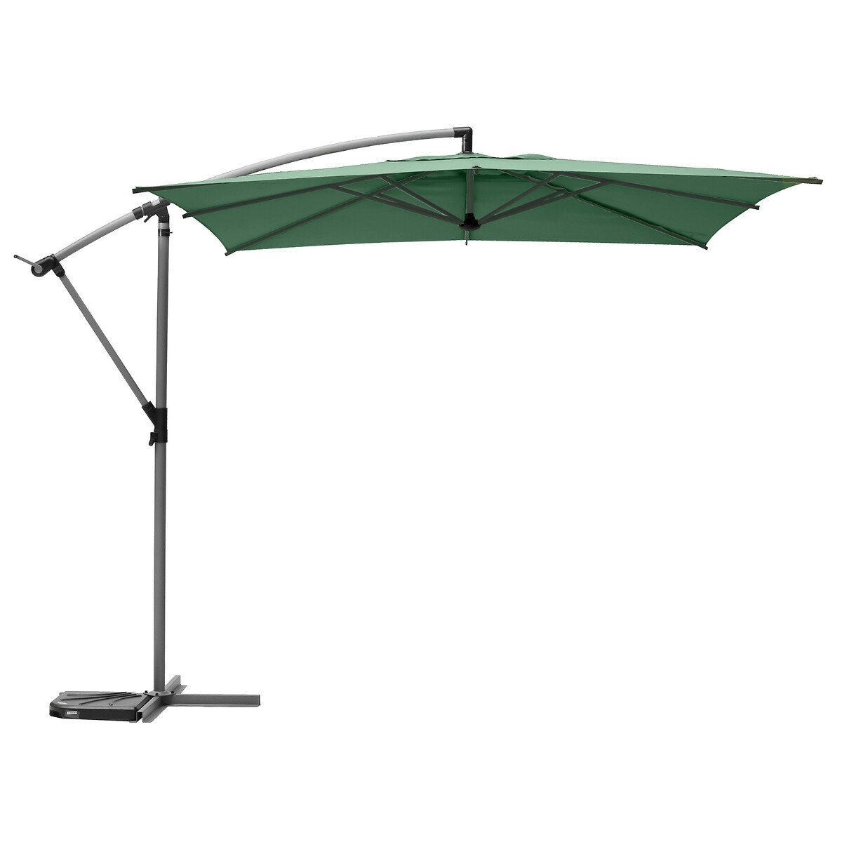 Guarda-sol MANOA descentrado verde olive 2,5x2,5m,  Guarda-sol MANOA descentrado verde olive 2,5x2,5m