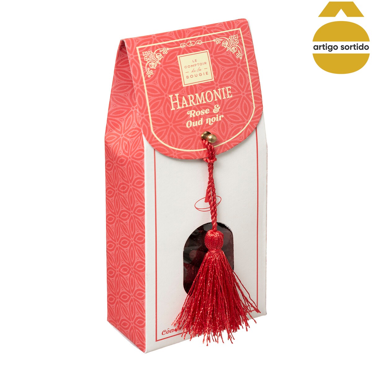 Conjunto de 30 cones de incenso com queimador em cer&acirc;mica