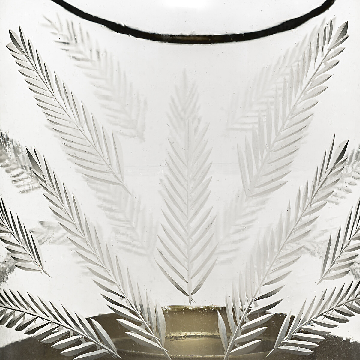 Lanterna decorada WONDER de vidro 17cm