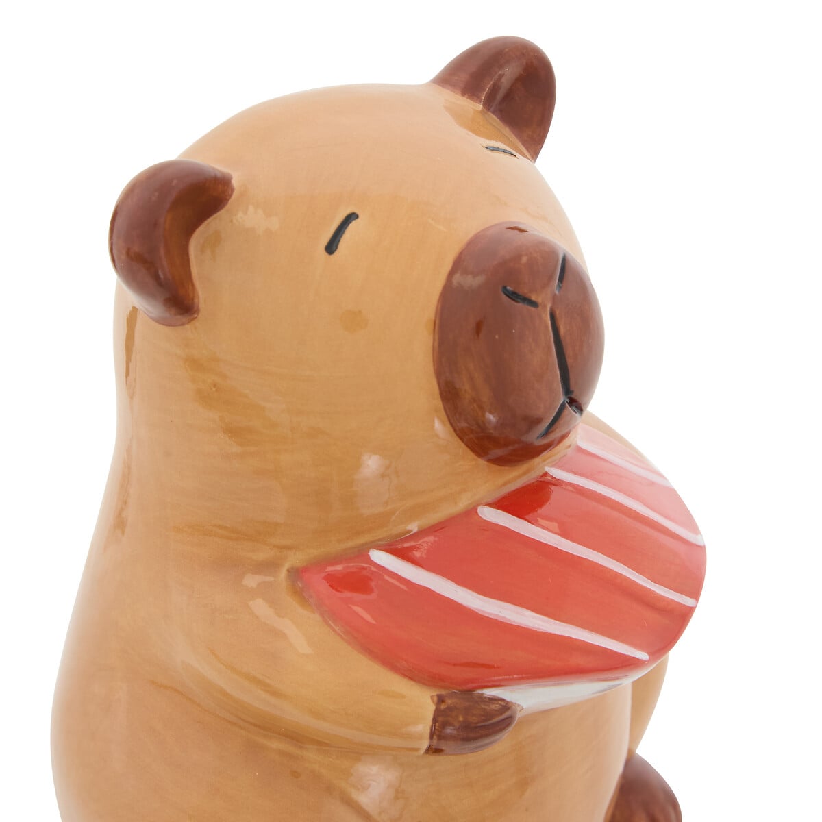 Mealheiro capivara castanho 15cm